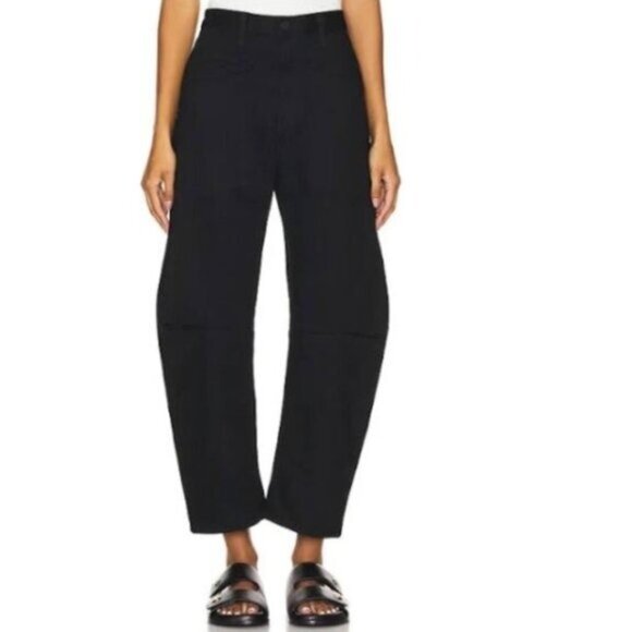 Nili Lotan Shon Barrel Jeans Black 27 - Picture 1 of 14